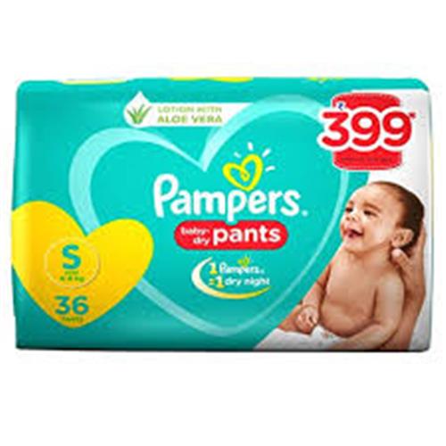 PAMPERS BABY PANTS S (8-8Kg) 36